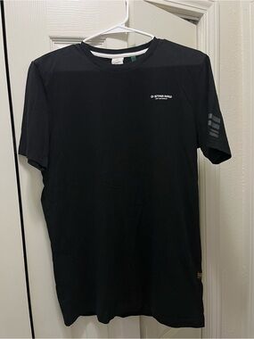G-Star Raw Black Short Sleeve Logo Tee